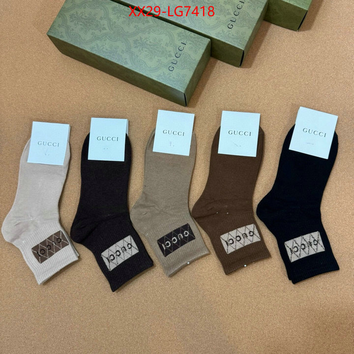 Sock-Gucci outlet sale store ID: LG7418 $: 29USD