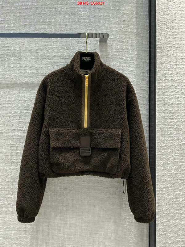 Clothing-Fendi cheap ID: CG6931 $: 145USD