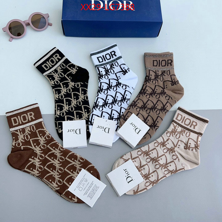 Sock-Dior best luxury replica ID: LG7388 $: 29USD