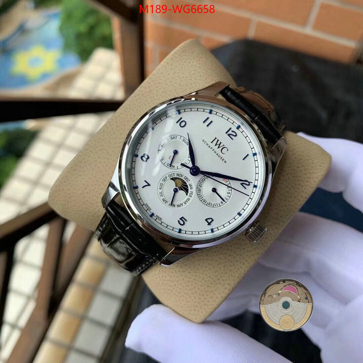 Watch(TOP)-IWC perfect quality designer replica ID: WG6658 $: 189USD