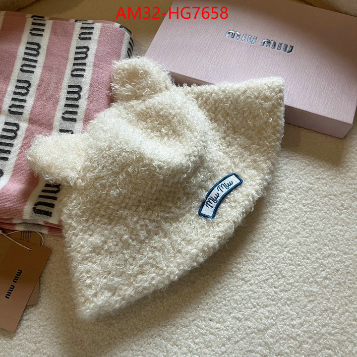 Cap(Hat)-Miu Miu where quality designer replica ID: HG7658 $: 32USD