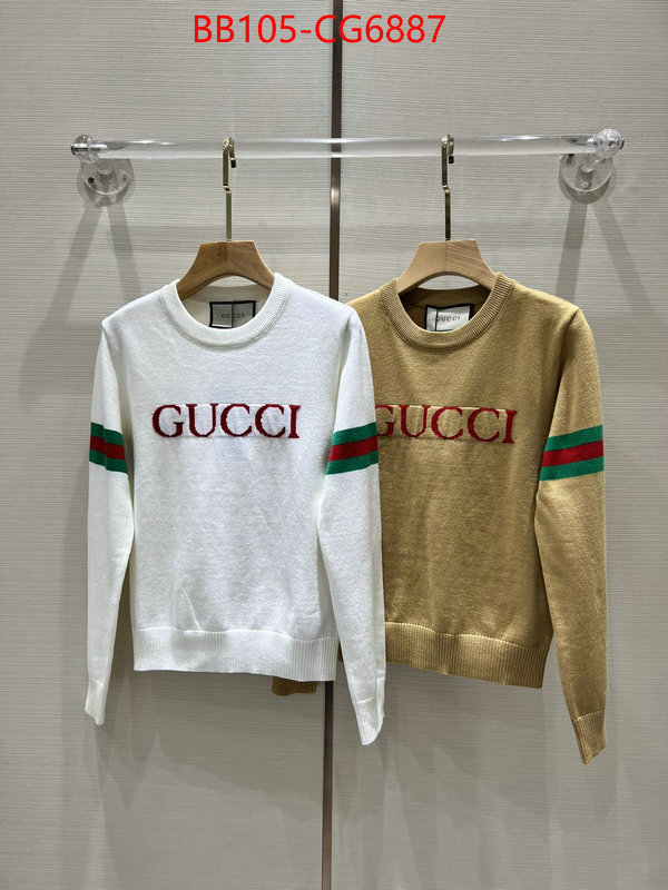 Clothing-Gucci flawless ID: CG6887 $: 105USD