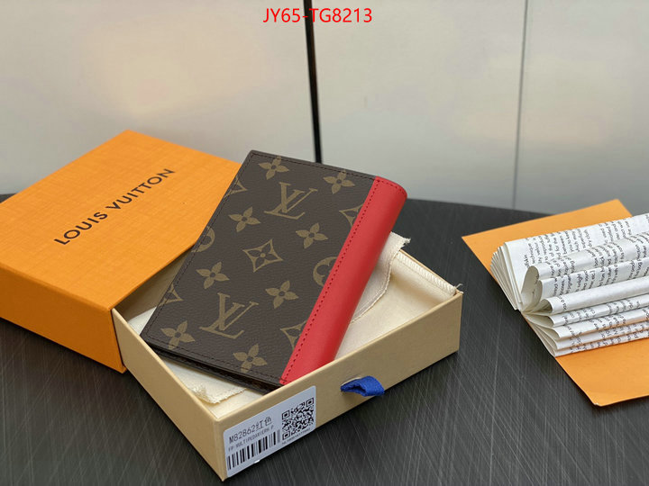 LV Bags(TOP)-Wallet what best replica sellers ID: TG8213 $: 65USD