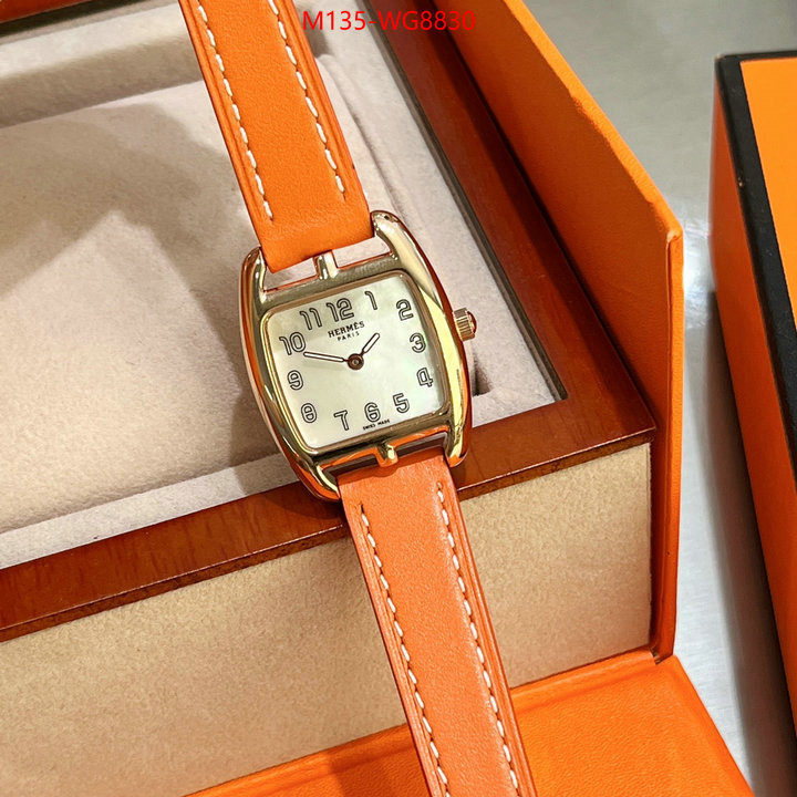 Watch(4A)-Hermes where could you find a great quality designer ID: WG8830 $: 135USD