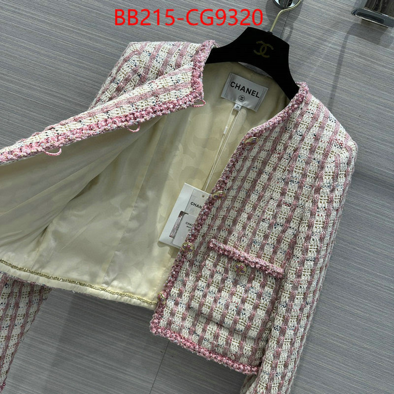 Clothing-Chanel shop cheap high quality 1:1 replica ID: CG9320 $: 215USD