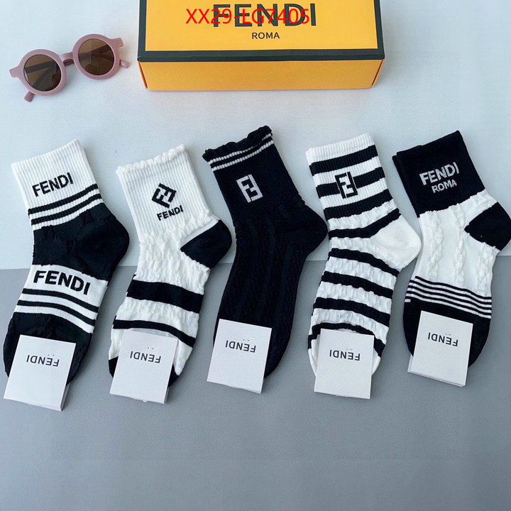 Sock-Fendi high quality designer ID: LG7405 $: 29USD