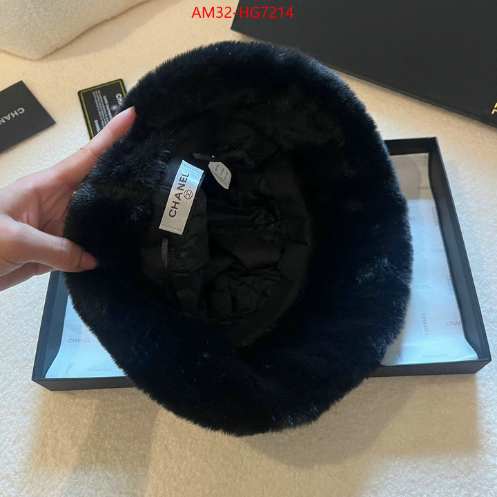 Cap (Hat)-Chanel where could you find a great quality designer ID: HG7214 $: 32USD
