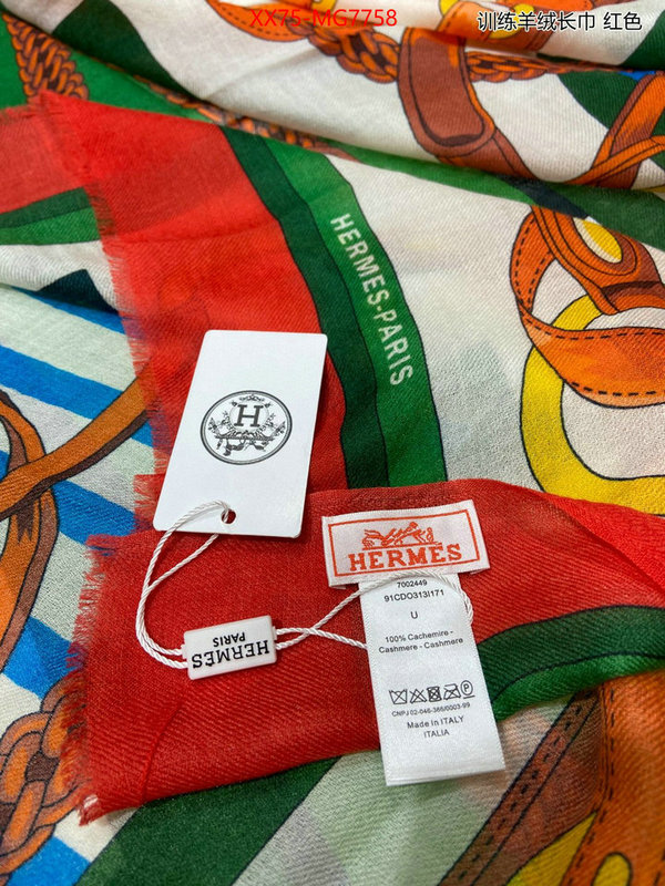 Scarf-Hermes shop cheap high quality 1:1 replica ID: MG7758 $: 75USD