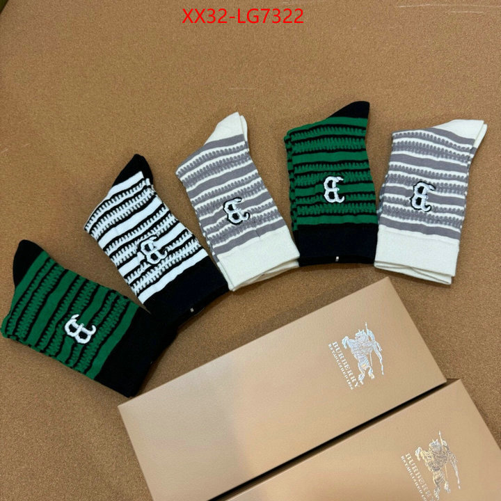 Sock-Burberry high quality designer ID: LG7322 $: 32USD