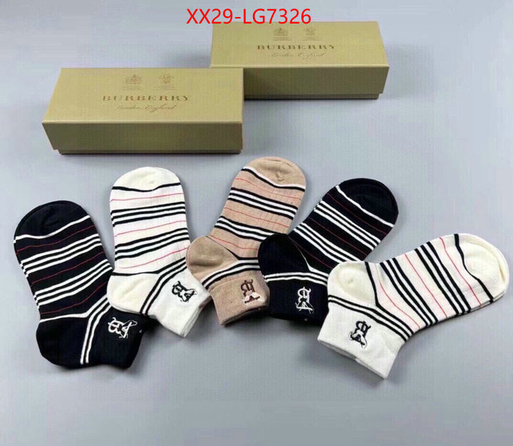 Sock-Burberry what are the best replica ID: LG7326 $: 29USD