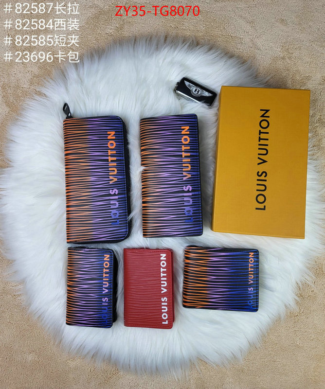 LV Bags(4A)-Wallet luxury fashion replica designers ID: TG8070 $: 35USD