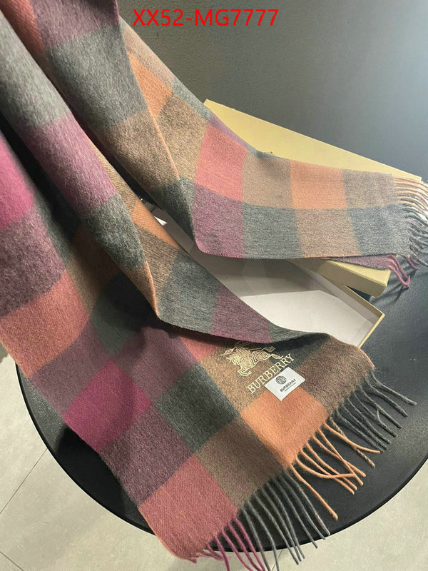 Scarf-Burberry top quality fake ID: MG7777 $: 52USD