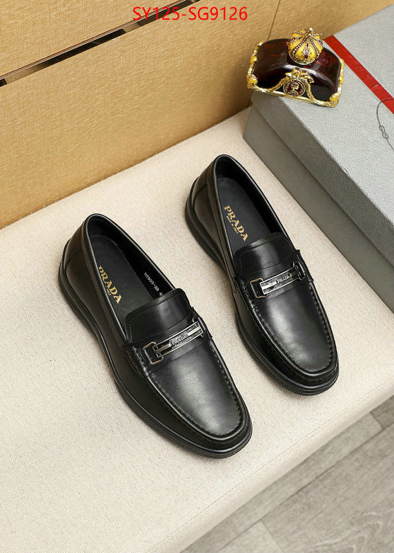 Men shoes-Prada replica aaaaa designer ID: SG9126 $: 125USD