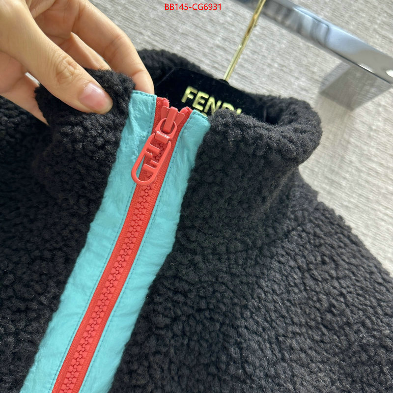 Clothing-Fendi cheap ID: CG6931 $: 145USD