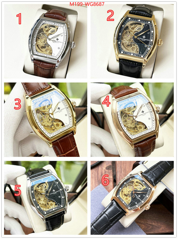 Watch(TOP)-Vacheron Constantin mirror copy luxury ID: WG8687 $: 199USD