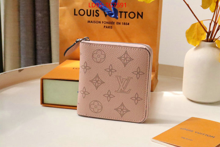 LV Bags(TOP)-Wallet where can i find ID: TG7591 $: 95USD,