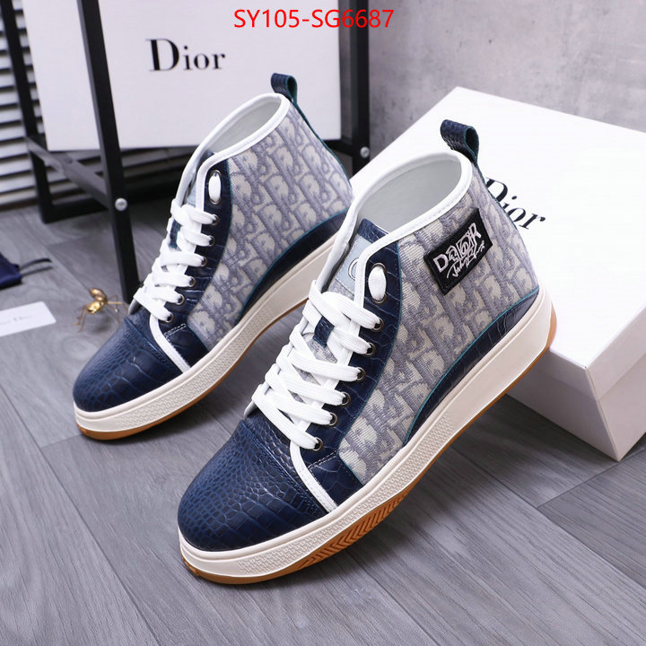 Men shoes-Dior aaaaa customize ID: SG6687 $: 105USD