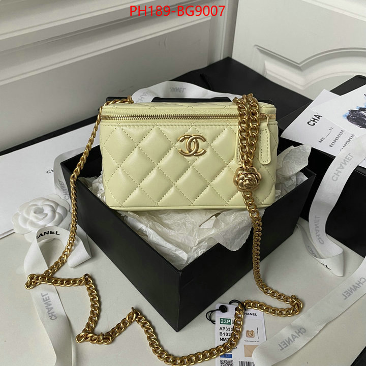 Chanel Bags(TOP)-Vanity wholesale replica ID: BG9007 $: 189USD,