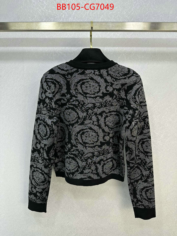 Clothing-Versace replicas buy special ID: CG7049 $: 105USD