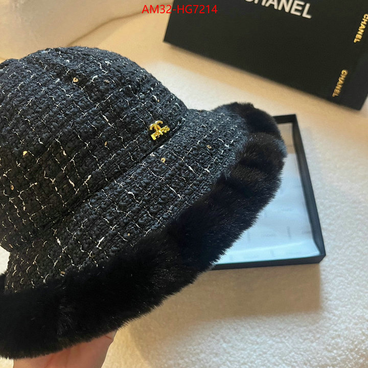 Cap (Hat)-Chanel where could you find a great quality designer ID: HG7214 $: 32USD