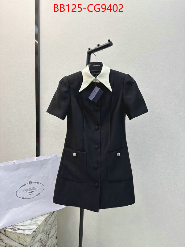 Clothing-Prada replica 1:1 ID: CG9402 $: 125USD