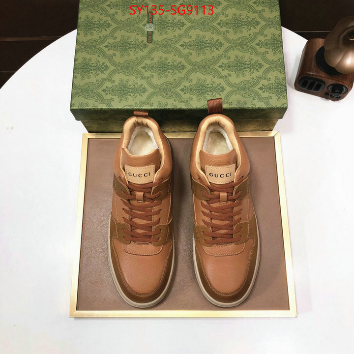 Men Shoes-Gucci designer wholesale replica ID: SG9113 $: 135USD