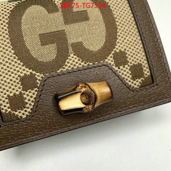 Gucci Bags(TOP)-Wallet- designer 1:1 replica ID: TG7524 $: 75USD,