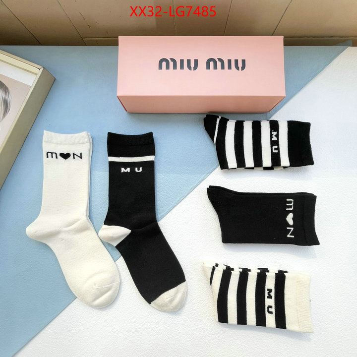 Sock-Miu Miu buy aaaaa cheap ID: LG7485 $: 32USD