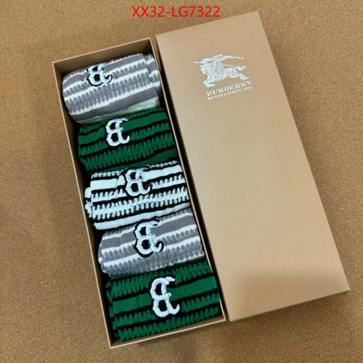 Sock-Burberry high quality designer ID: LG7322 $: 32USD