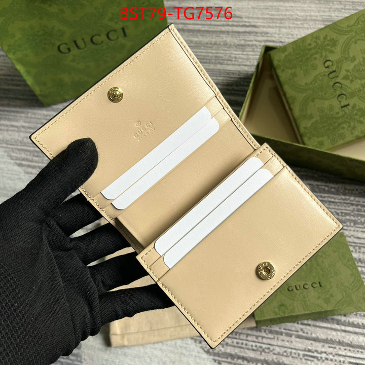 Gucci Bags(TOP)-Wallet- the best quality replica ID: TG7576 $: 79USD,