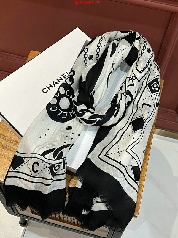 Scarf-Chanel replcia cheap ID: MG8125 $: 75USD