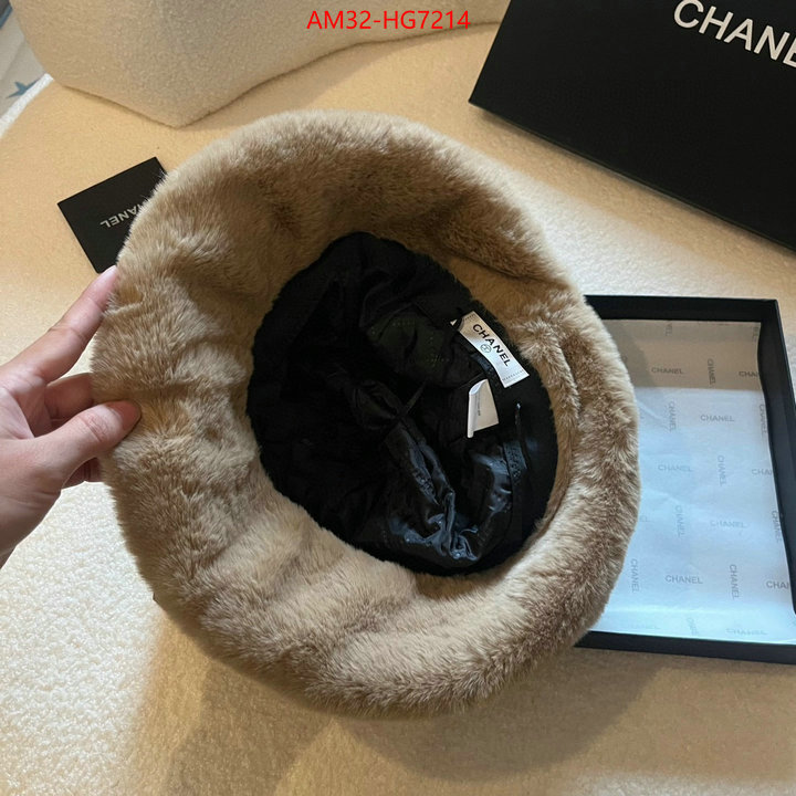 Cap (Hat)-Chanel where could you find a great quality designer ID: HG7214 $: 32USD