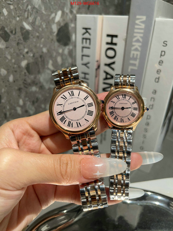 Watch(TOP)-Cartier outlet sale store ID: WG6616 $: 129USD