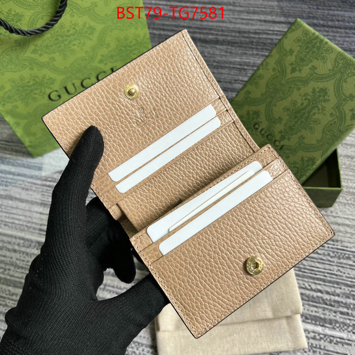 Gucci Bags(TOP)-Wallet- aaaaa class replica ID: TG7581 $: 79USD,