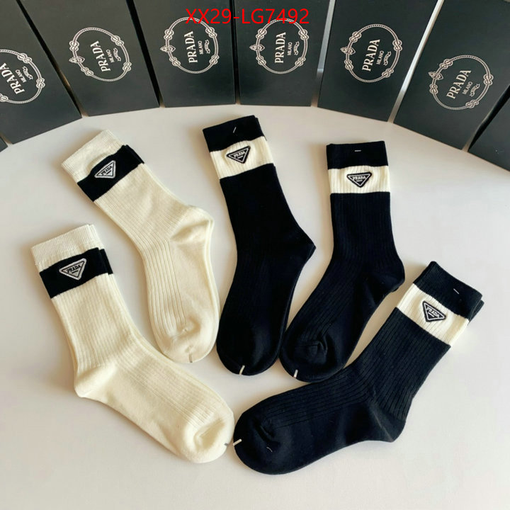 Sock-Prada cheap high quality replica ID: LG7492 $: 29USD