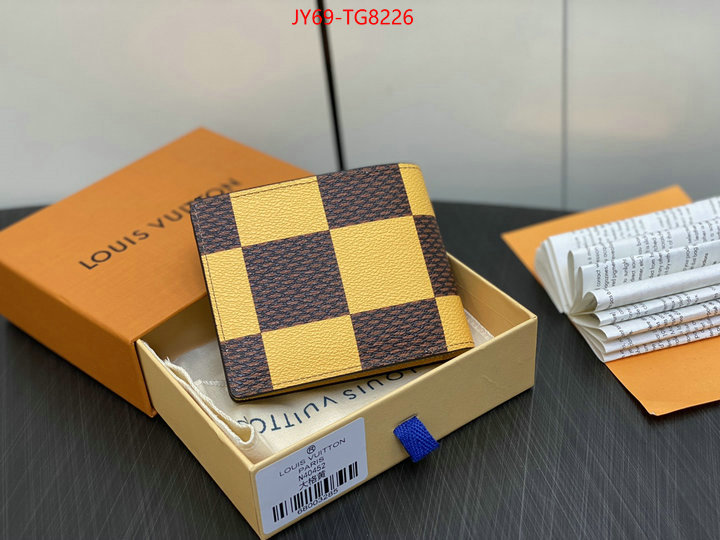 LV Bags(TOP)-Wallet for sale cheap now ID: TG8226 $: 69USD