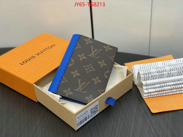 LV Bags(TOP)-Wallet what best replica sellers ID: TG8213 $: 65USD