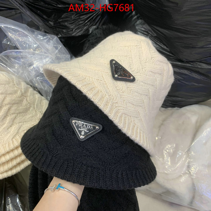 Cap (Hat)-Prada buy cheap ID: HG7681 $: 32USD