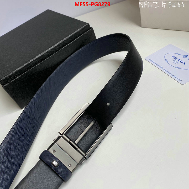 Belts-Prada outlet 1:1 replica ID: PG8279 $: 55USD