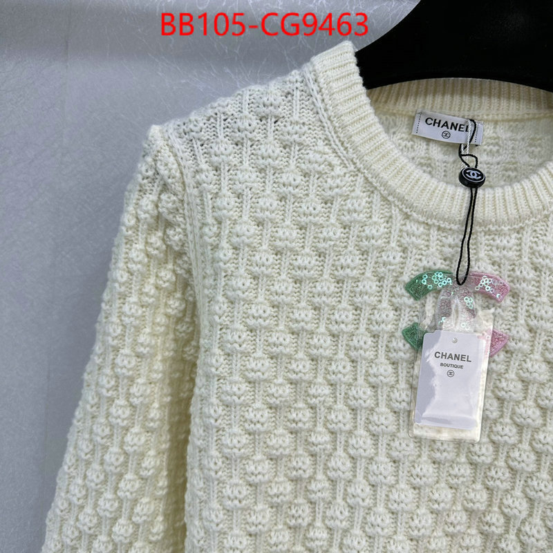 Clothing-Chanel 2023 replica wholesale cheap sales online ID: CG9463 $: 105USD