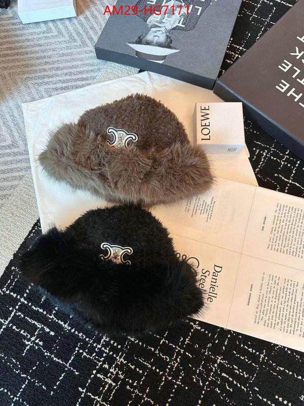 Cap(Hat)-Celine where to buy replicas ID: HG7171 $: 29USD