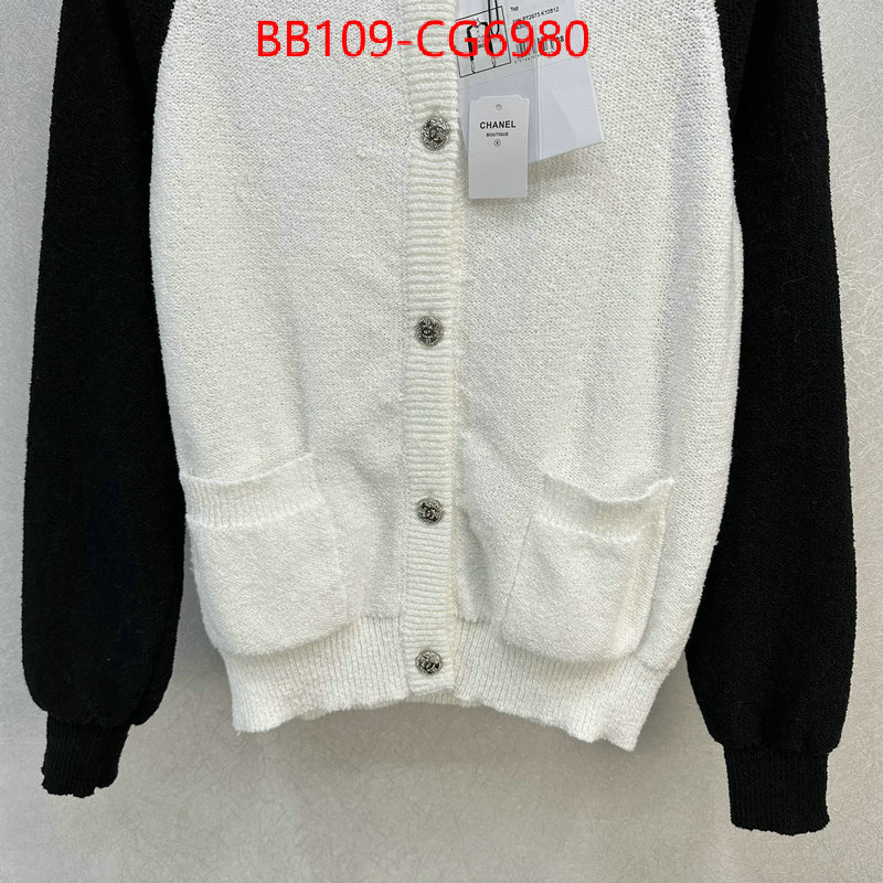 Clothing-Chanel buy 2023 replica ID: CG6980 $: 109USD