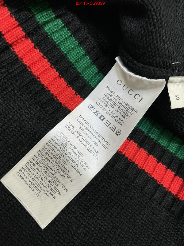 Clothing-Gucci where to buy fakes ID: CG9359 $: 115USD