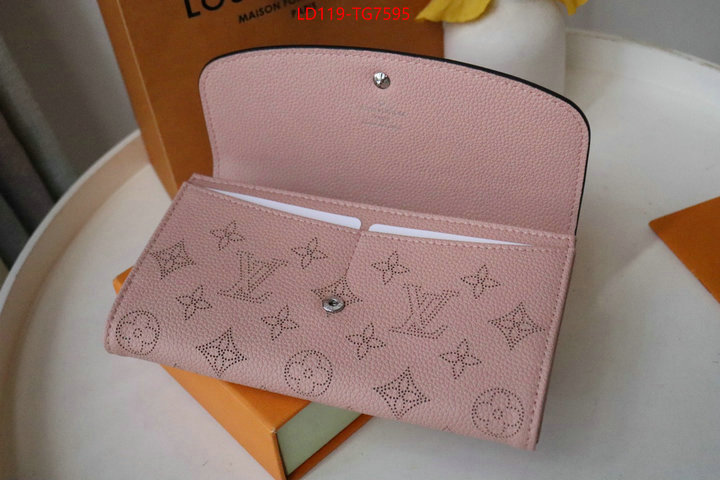 LV Bags(TOP)-Wallet aaaaa replica ID: TG7595 $: 119USD,