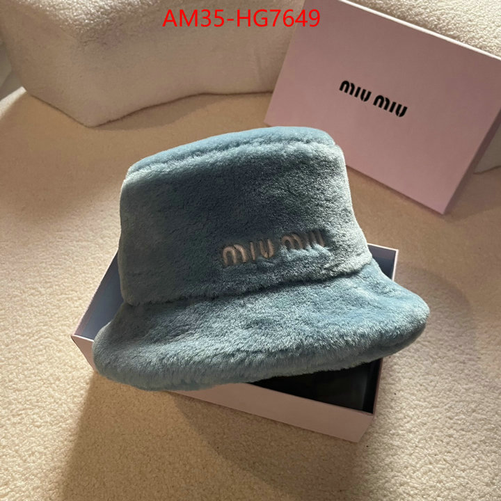 Cap(Hat)-Miu Miu best website for replica ID: HG7649 $: 35USD