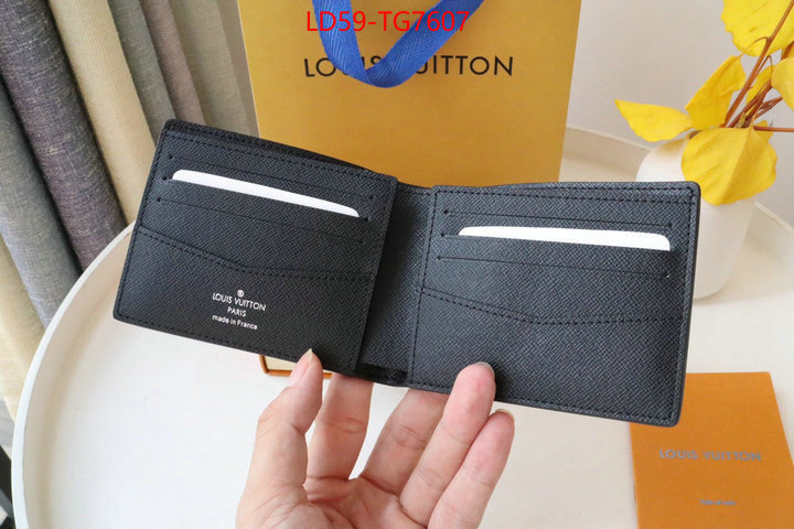 LV Bags(TOP)-Wallet wholesale ID: TG7607 $: 59USD,