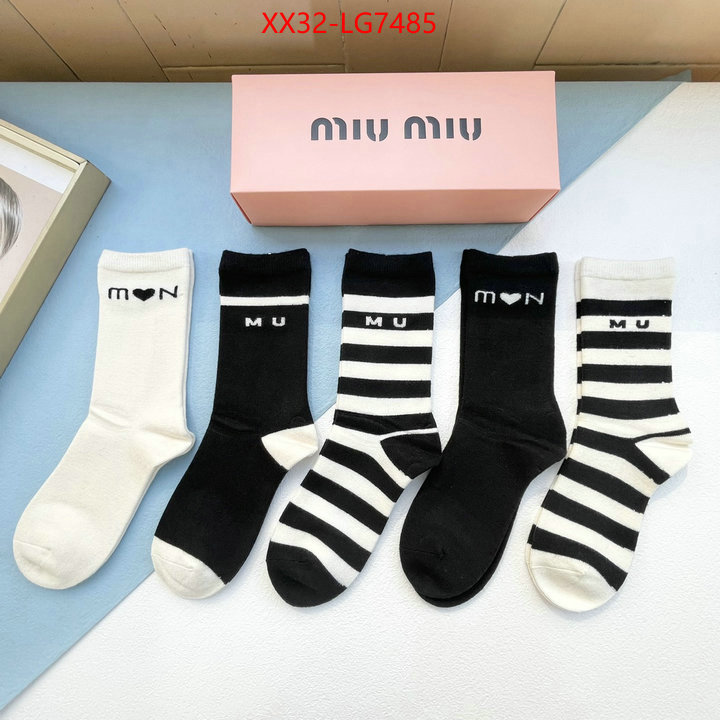 Sock-Miu Miu buy aaaaa cheap ID: LG7485 $: 32USD