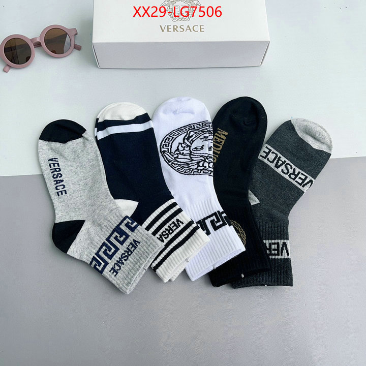 Sock-Versace luxury cheap replica ID: LG7506 $: 29USD