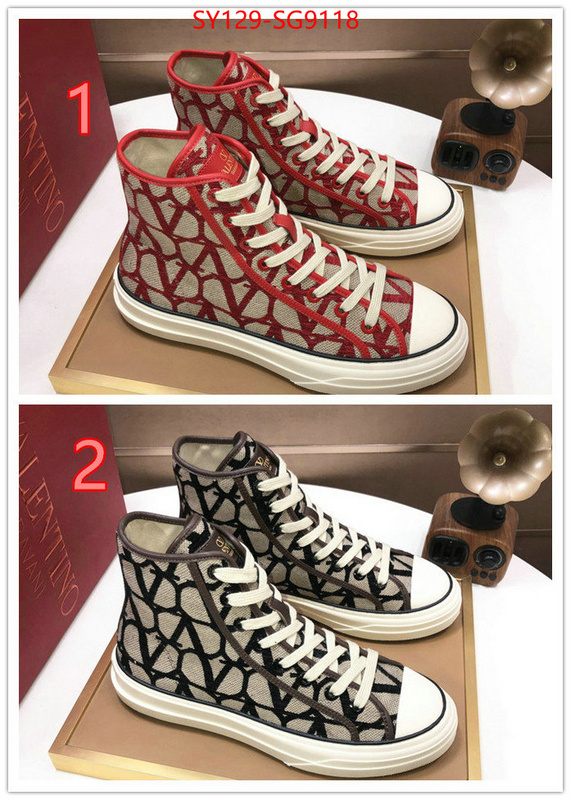 Men Shoes-Valentino 1:1 replica wholesale ID: SG9118 $: 129USD