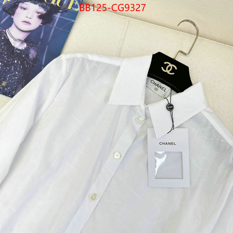 Clothing-Chanel top fake designer ID: CG9327 $: 125USD